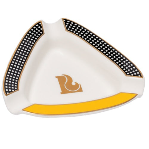 Checkered Yellow Triangle Cigar Ashtray