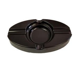 Large Oval Cigar Ashtray - Black