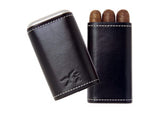 XIKAR Envoy 3 Cigar Case - 3 Cigars - Black