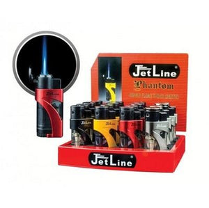 JetLine - Phantom Single Flame Lighter - Black