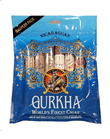 Gurkha - Nicaraguan Sampler Pack - 6 Toro Cigars
